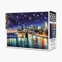 썬앤트리 직소퍼즐 브루클린 다리 별밤 HP1018, 단일, 1000피스