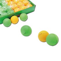 악력 소프트볼 세트 (6개) 악력기 고무공 재활 환자공, 초록 주황