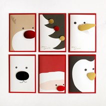 디비디디자인 크리스마스 카드 - Cute 크리스마스카드, 1세트, Tree