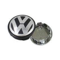 폭스바겐 스티커형 클립형 60mm 튜닝 악세서리, C. 폭스바겐 클립형 블랙
