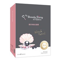 마이뷰티다이어리 흑진주 시트 마스크, 8개입, 1개