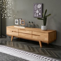 다올퍼니 북유럽 원목 TV거실장 거실장 이사선물 집들이선물 인테리어선물, 02. 1500 서랍형