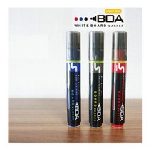 보아 화이트 보드마카 1개 생잉크 마카, 검정