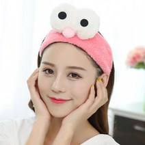 에브리띵_by블루 머리를 빠르게 말리자 드라이수건 세안밴드 세안용품 세안타올 주방 수건 키친타올 답례품, 왕눈이 세안밴드(색상랜덤), 1개