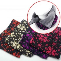 양말나라 패턴 방한넥워머 지퍼목도리