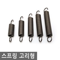 JS커머스 다용도 고리 스프링 철두께 2mm 두께 12mm 용수철 가구 diy 철물, SR002.선택 2 - 스프링 고리형 7cm