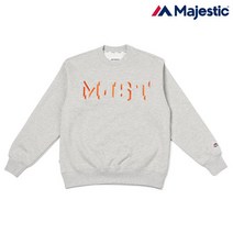 마제스틱 ML183UCAMT012 MJST 로고자수 스웨트셔츠, 제품:마제스틱 ML183UCAMT012 맨투맨 / 사이즈:(105)