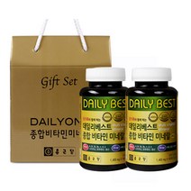 종근당 데일리베스트 종합비타민 12개월분 선물박스, 1400mg, 1세트