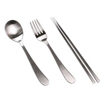 반디 네임 수저 (아동용 수저+포크+젓가락), Ｘ_없음