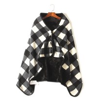 와이홈 망토 담요 똑딱이 숄더 블랭킷 극세사 양털 어깨 무릎