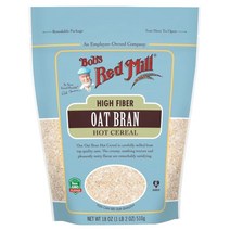 밥스레드밀 하이 파이버 오트 브랜 핫 시리얼, 510g, 1개
