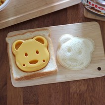 유즈하키친 곰돌이 렛츠 샌드위치 틀