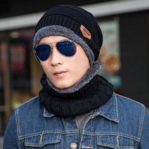 비니 넥 워머 세트 털 모자 귀마개 목도리 방한용품