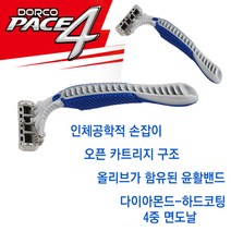 도루코 페이스4 4중날 휴대용 면도기, 1개입, 40개