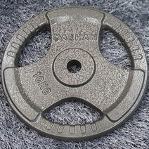 대한스포츠 분체 주물 바벨 원판 2.5kg~20kg, 2.5kg, 그레이