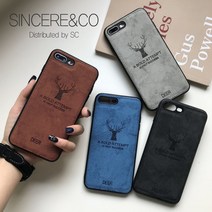 신서엔코 아이폰케이스 아이폰8 아이폰8플러스 아이폰7 아이폰6 -사슴 빈티지 휴대폰 케이스