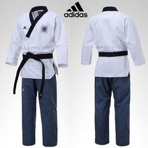 Adidas 태권도 품새도복 여자 단도복 ADI POOMSAE 선수용 시합용 태권도복