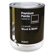 노루페인트 목재 철재용 팬톤 우드앤메탈 1L 계란광, 13-0002 White sand