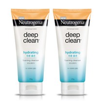 뉴트로지나 딥클린 하이드레이팅 포밍 클렌저, 175g, 2개