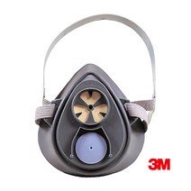3M 3200 방독마스크 방독면 유기 증기 가스 페인트 도장 도색 마스크, 1개