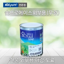 KCC 숲으로 에이스 외부용 0.9L(무광) 내부용 벽화 베란다 외부수성페인트, blue(VK021)