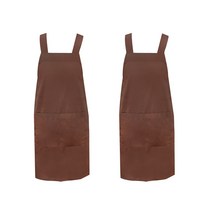 바리스타 앞치마 국내제작, 베이직 브라운앞치마, 2장