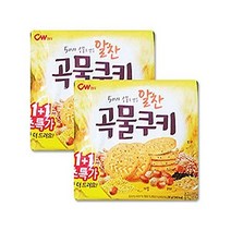 청우 알찬곡물쿠키 1+1 400g x6개입, 단품