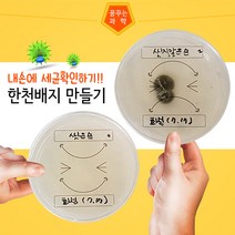 세균검사 한천배지만들기(일반세균)-10개세트, 상세페이지 참조