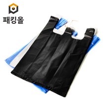 패킹올 특대형소형 검정비닐봉투, 70L, 70매