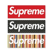 STEA 슈프림 로고 스티커 SET, 슈프림SET