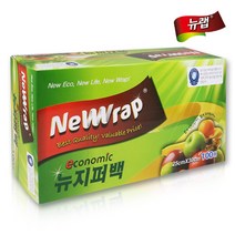 뉴랩 이코노믹 뉴지퍼백 25 x 30cm 100매, 1개