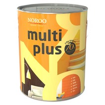 노루페인트 다용도용 친환경 수성페인트 멀티플러스 0.9L 반광, 월넛