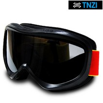 TNZI 국산 X-100 스키고글 보드고글 UV차단 안티포그 싱글렌즈 안경착용가능, 블랙