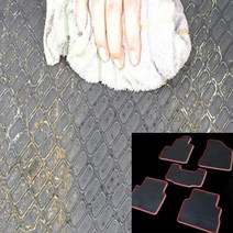 원씽 엑센트 베라크루즈 프리미엄 고무카매트 트렁크발판, 아반떼MD(2010년~2013년)(4P), (실내매트)