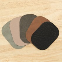 쏘잉스 팔꿈치 무릎 패치 - 인조가죽 와펜 5color Y1845 C20, 블랙, 1개