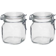 보르미올리 유리 피도병 750ml 투명 2개세트, 단품, 2개