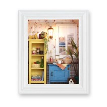 miniyo 따뜻한새벽 액자형 DIY 미니어처하우스 만들기 준비도구포함 한글설명서 당일발송