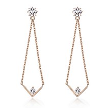 [끄란느] 14K 체인 드롭 귀걸이 (gold pin) C24EGP058