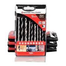 [스위스밀리터리] 다목적 드릴비트 SET(9P) BT-4, 단품