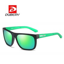DUBERY D187 남녀공용 패션선글라스 편광미러렌즈 낚시 등산 자전거 스포츠, 선택7.GREEN