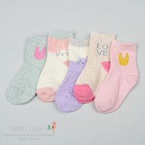 [꼼지] J미쥬(5족) 유아동 양말100836