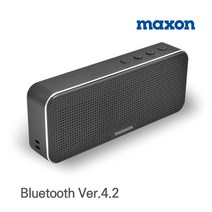 맥슨 와이드 큐브 블루투스 스피커, MXBT-2200, 블랙