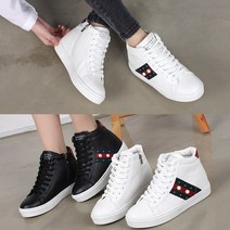 런슈즈 여성 키높이운동화 통굽 하이탑 스니커즈
