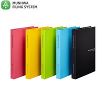 문화 F832-7 A4 네오 멀티레버클립화일/더블레버화일, 흑색