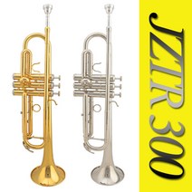[jztr300] JAZZOR JZTR300 트럼펫 악기 입문 시험 전문가 세컨용, 골드