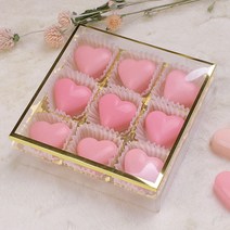 달곰베이킹 초콜릿상자 투명 9구, 50개, 50개