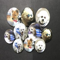 볼독 나와 항상 함께 하는 우리댕댕이냥이 강아지고양이 사진뱃지, XL(75mm), 1개