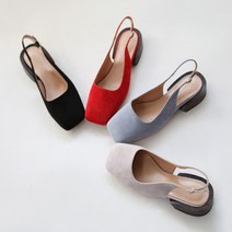 핫템퀸 발이예쁜 여성 여자 봄 가을 마르쉘 스웨이드 플랫슈즈