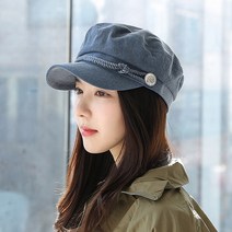 웨스트무브 헌팅캡 코튼 워싱 마린캡 봄 여자 팔각모 마도로스모자 (5컬러) - 주문시 색상이름 확인필수!!
