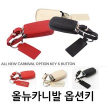 vip 기아 올뉴카니발 옵션키 스마트 키 케이스 키홀드, 베이지